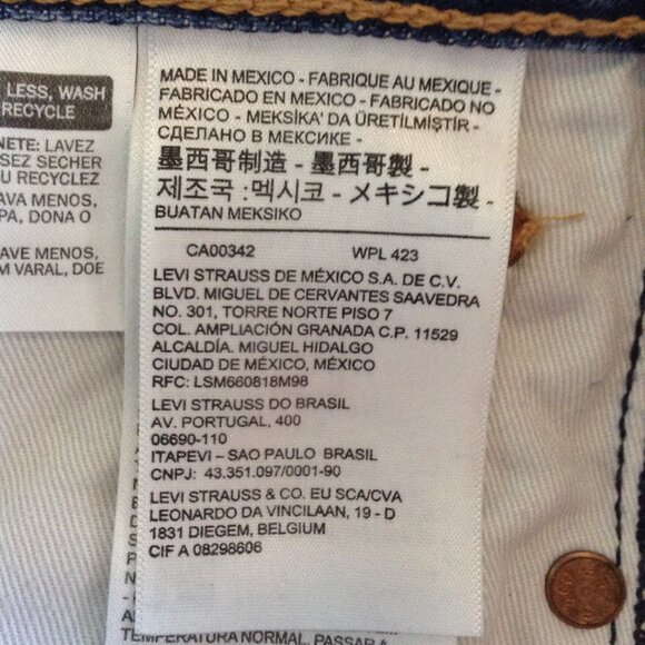 Levi's LGBTQ+ Pride chaps, S/P; RARE Never worn, Rainbow, Avant Garde, Sexy Chic - Picture 5 of 6